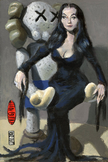 108 morticia with kaws
